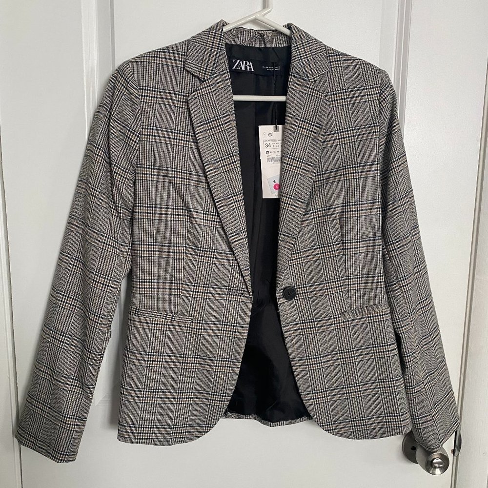 Plaid Blazer
